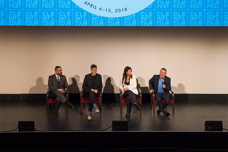 Q & A after the opening night Film "The Drummer and the Keeper" at the Allen Theater in Playhouse Square