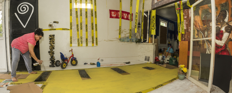 Artist Kole Robinson Brooks of Visit Arts Collective (artist collective)