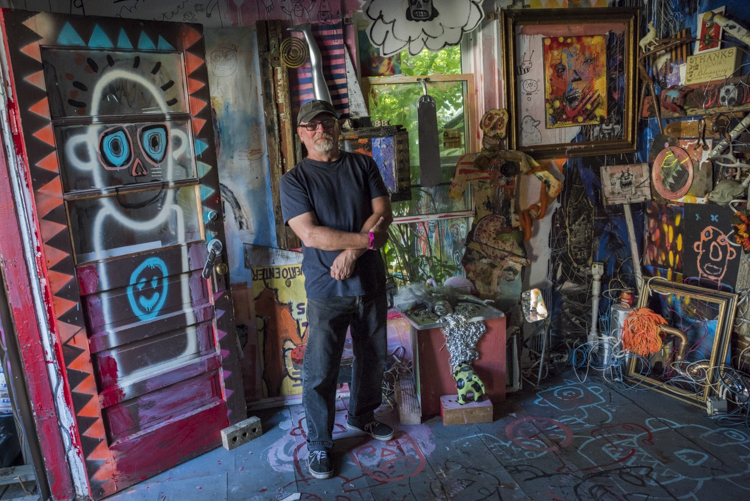 Scott Pickering artist, resident and curator at Rooms To Let