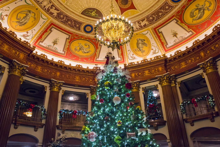 Cleveland Play House’s Festival of Trees in the Allen Theater Lobby