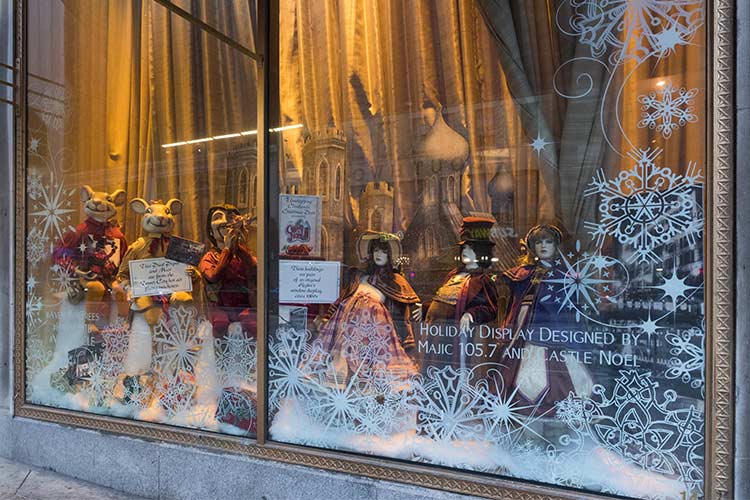 Jack Casino's Holiday at the Higbee window display