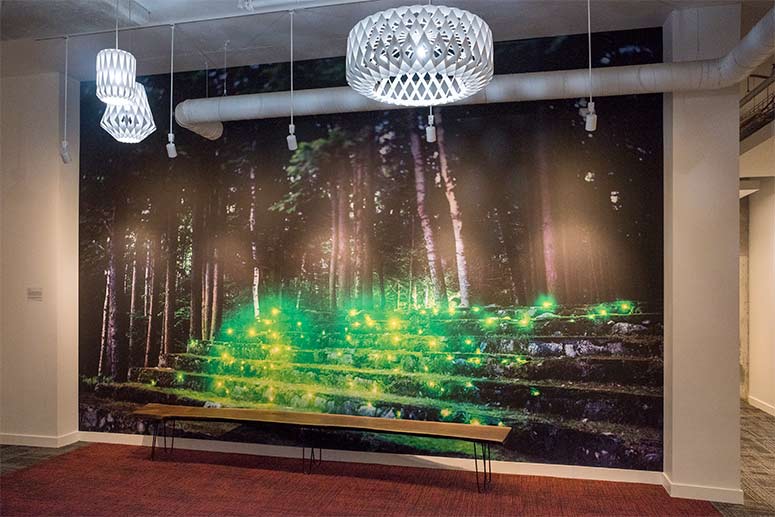 Theatre (MacDowell) mural  by Barry Underwood