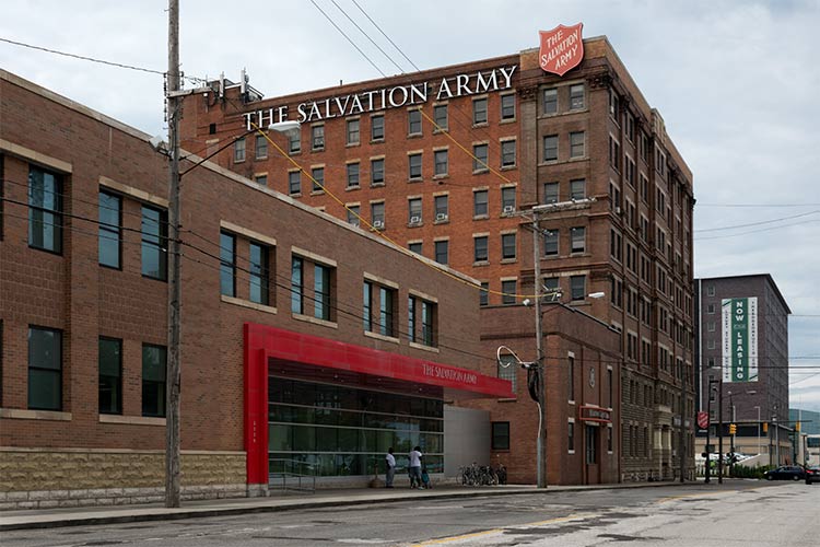 Salvation Army’s Harbor Light Complex at the Zelma George Family Shelter on Prospect Avenue