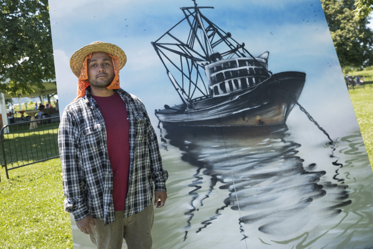 Mural painting by Faderesistantartist sponsored by Graffiti HeArt