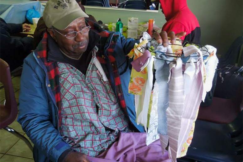 Mobile making class at the West Side Catholic Center