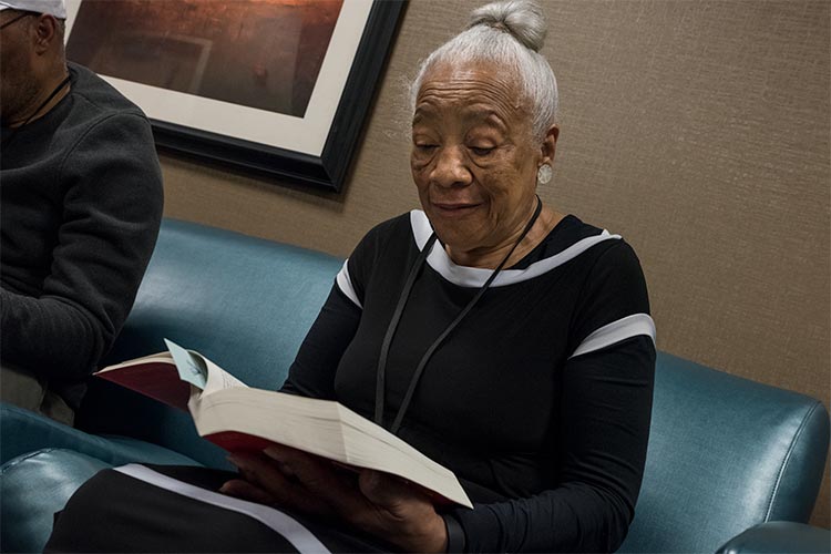 Books@Work session at the VA Domiciliary