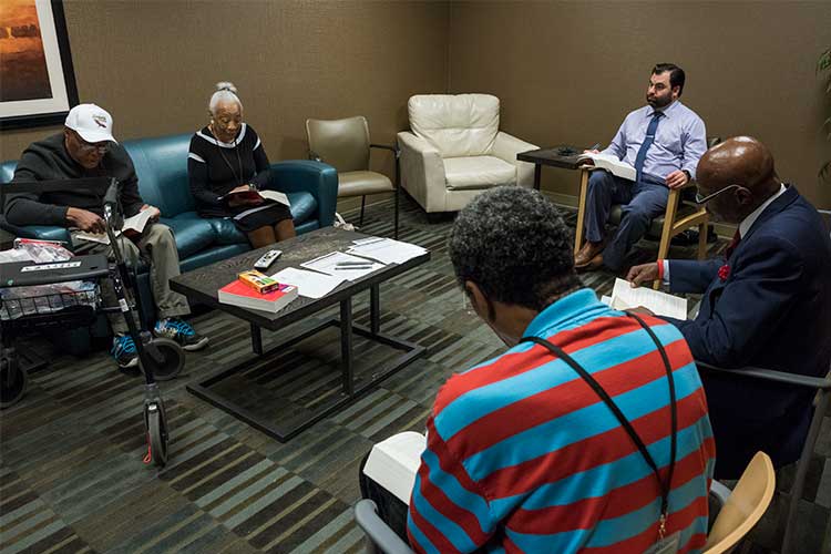 Books@Work session at the VA Domiciliary