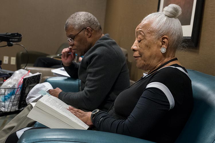 Books@Work session at the VA Domiciliary