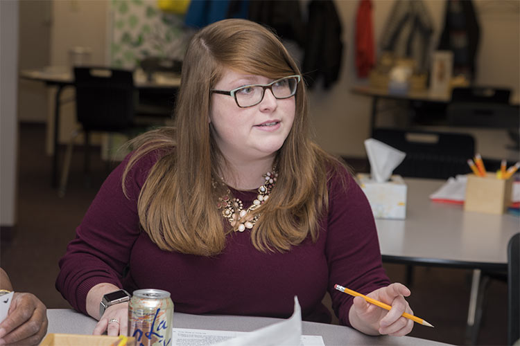 Kara Krawiec, site coordinator for Seeds of Literacy east side location