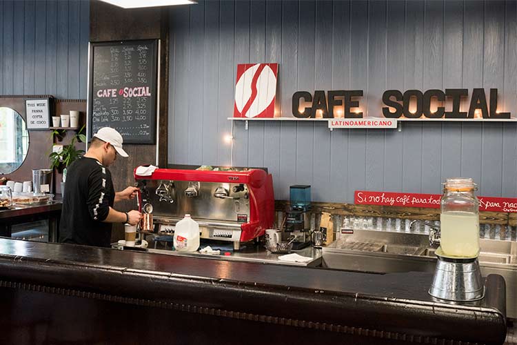 Lalo Rodriguez of Café Social Latinoamericano at Las Tienditas Del Mercado