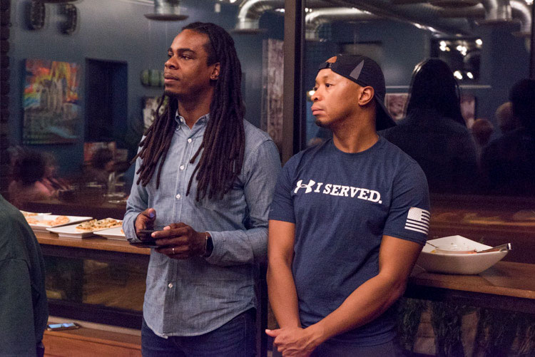 LaRaun Clayton and his husband