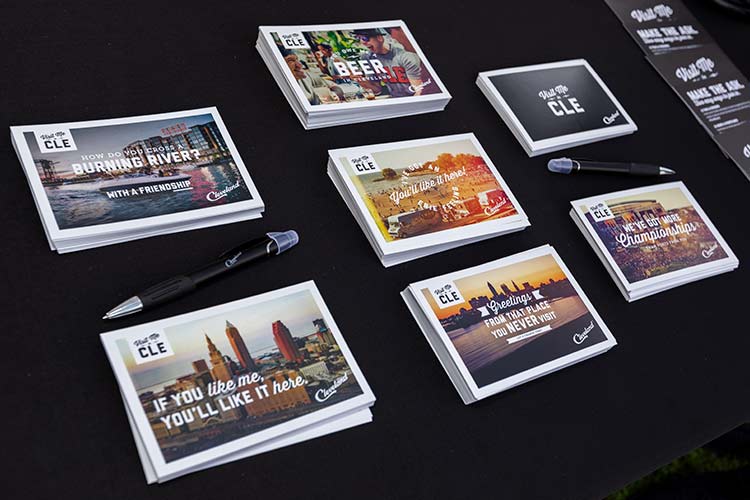 Visit Me in CLE promotional post cards