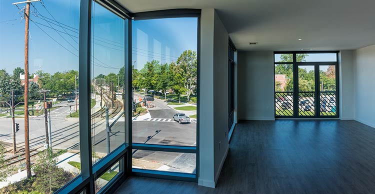 <span class="content-image-text">Views of Shaker Hts. from the Upstairs at Van Aken apartments</span>