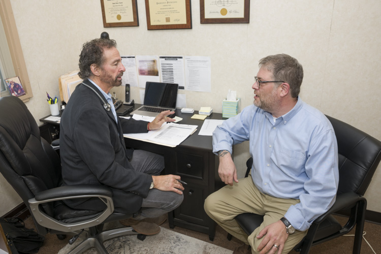 Medical Director Rick Frires, MD and Founder Drew Reimer of Caritas Treatment and Wellness Center