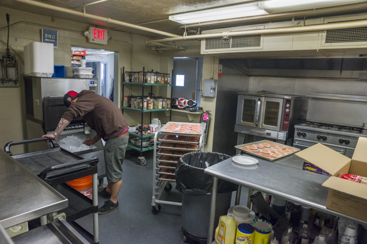 The kitchen at the Stella Maris Campus
