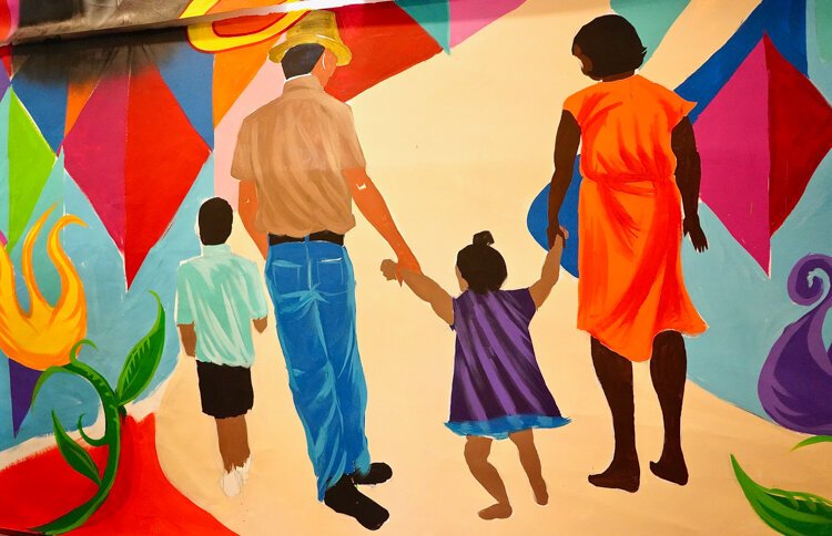 Augustus Turner mural detail