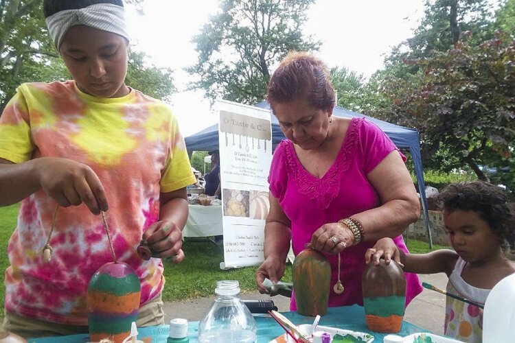 Painting in the Park Family Fun Day started five years ago.