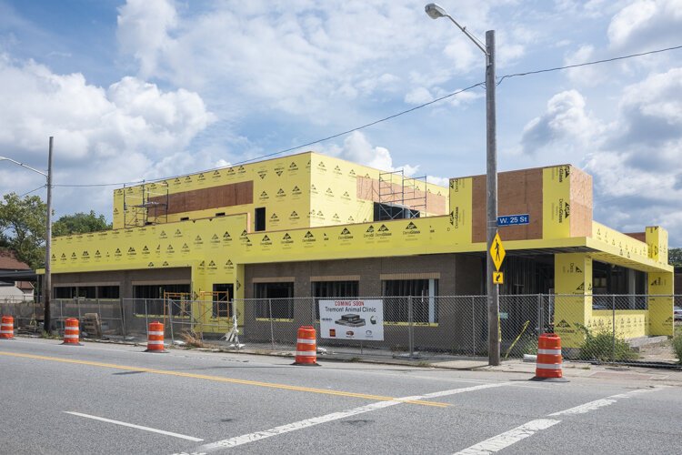 Future site of the Tremont Animal Clinic.