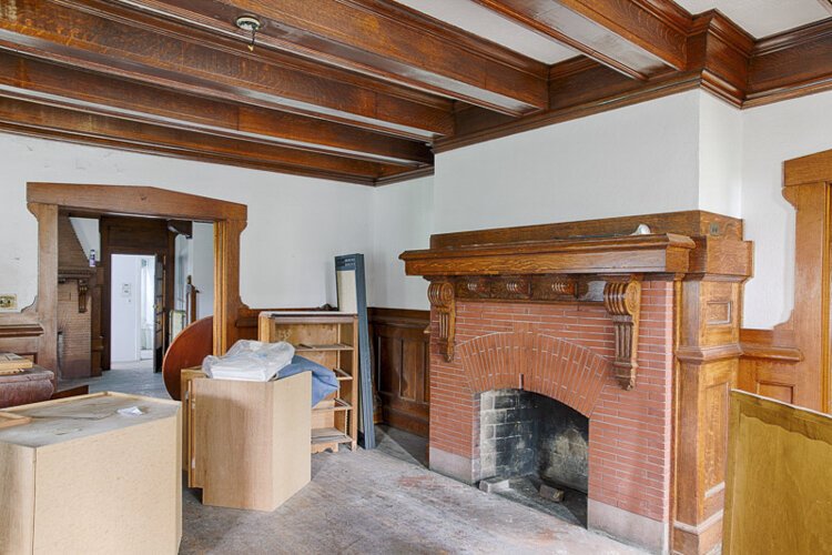 Sheila Sharpley bought the Rockefeller-Rudd house in 2012 for only $23,000 but estimates repairs will cost $100,000 to $150,000.