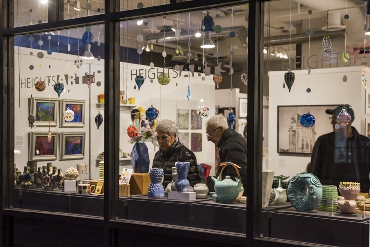 Michael Bennet likes to show off local places like the Heights Arts gift shop.