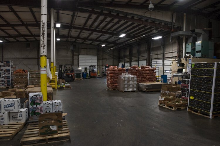 The loading docks at Central Kitchen.