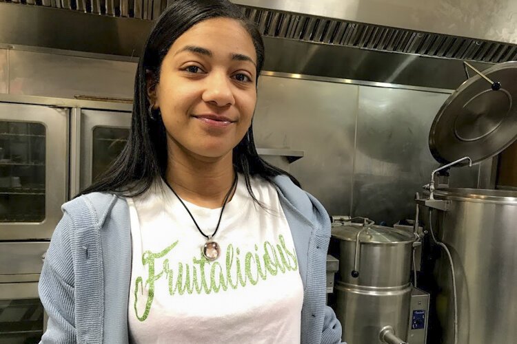 Cherrelle Taylor, owner of Fruitalicious at Central Kitchen.