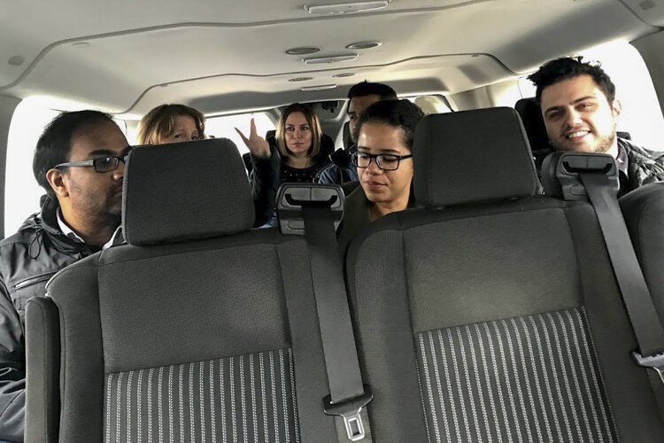 Doctors and community members took part in a reverse ride-along of Cleveland's Central neighborhood in November.