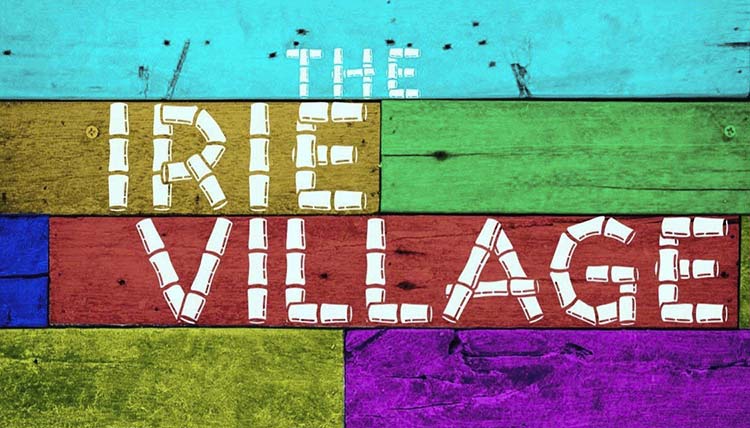 The logo for the new Irie Village retail shop on E. 185th Street