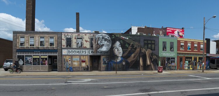 It’s Up to Us Mural on Clark at W25th St.