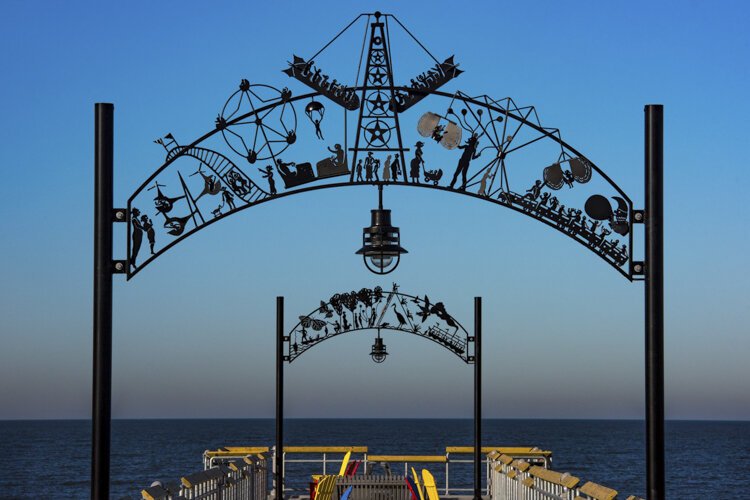 New Euclid Beach Iron Arch