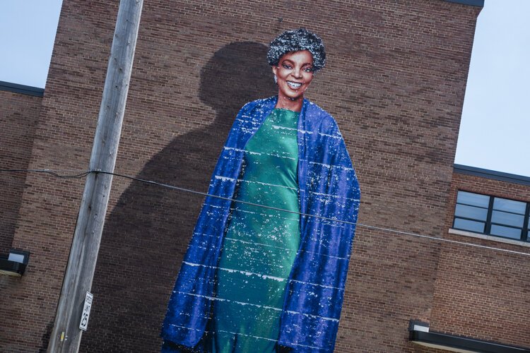 Ruby Dee Mural at Karamu House