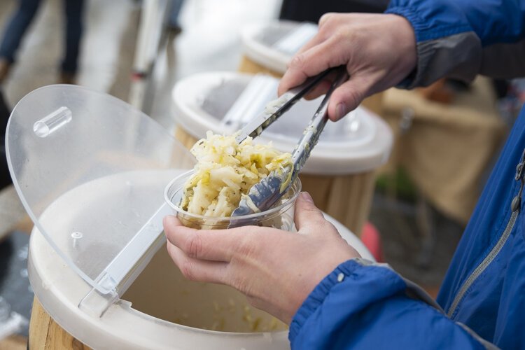Cleveland Kraut at the Shaker Square Farmer's Market in 2014