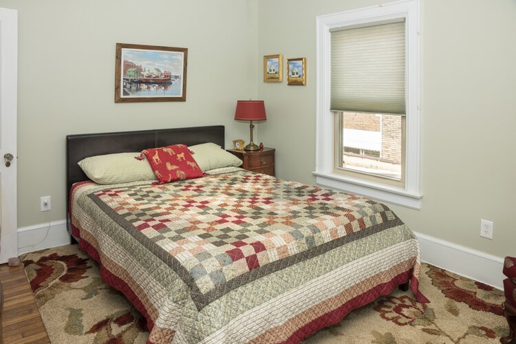 Upstairs guest room at the Vanatter/Barr home