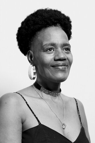 OUTprint: series of black and white portraits of Ohio City community members that will be pasted on the exterior of the Riverview Welcome Center