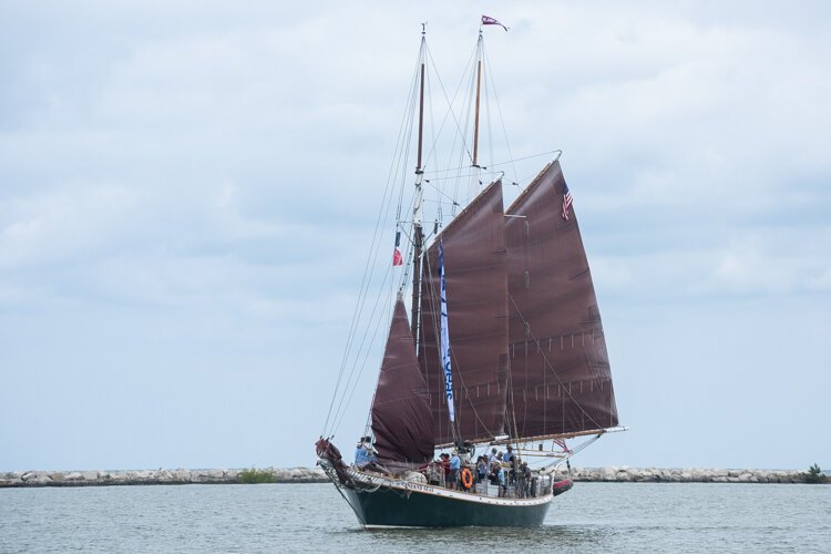 Inland Seas, the Suttons Bay, Michigan schooner launched in 1994