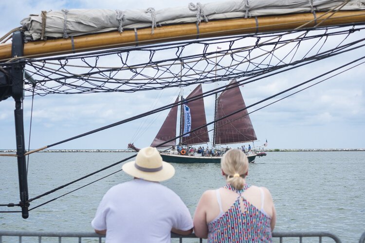 Inland Seas, the Suttons Bay, Michigan schooner launched in 1994