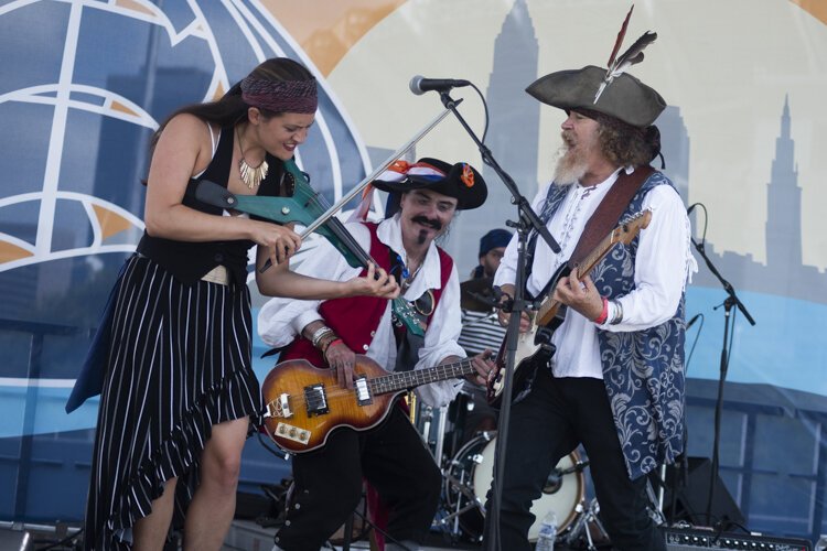 What’s a Tall Ship Fest with out a pirate band? Tom Mason and the Blue Buccaneers from Nashville