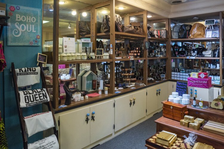 Our Favorite Things showcases products such as hair care, candles and jewelry created by local entrepreneurs, plus Fair Trade clothing.