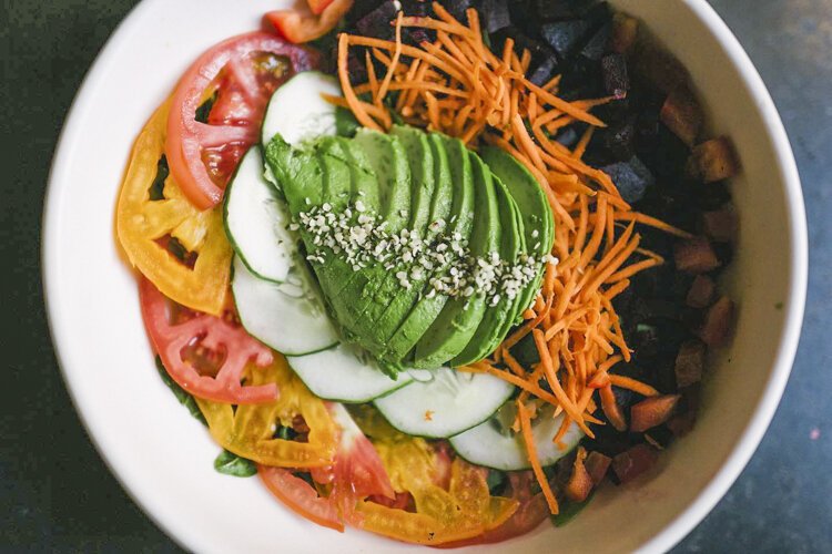 The Root Café serves hand crafted, made from scratch, plant based meals.