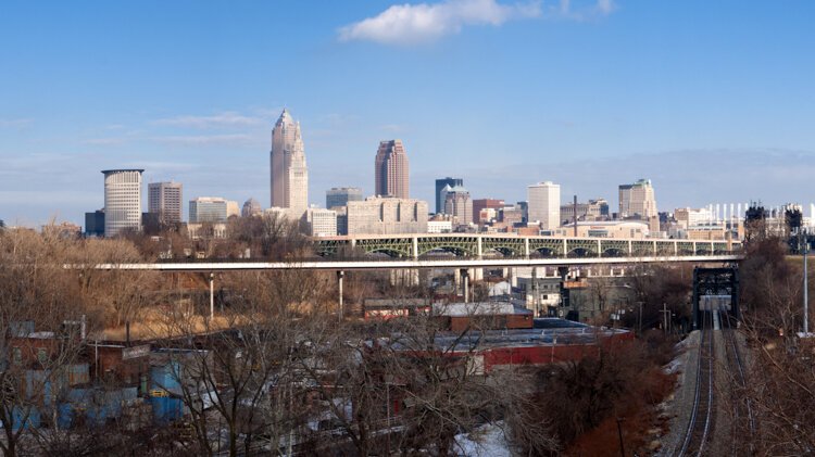 View from the roof of the The Fairmont Creamery in Tremont in 2014.
