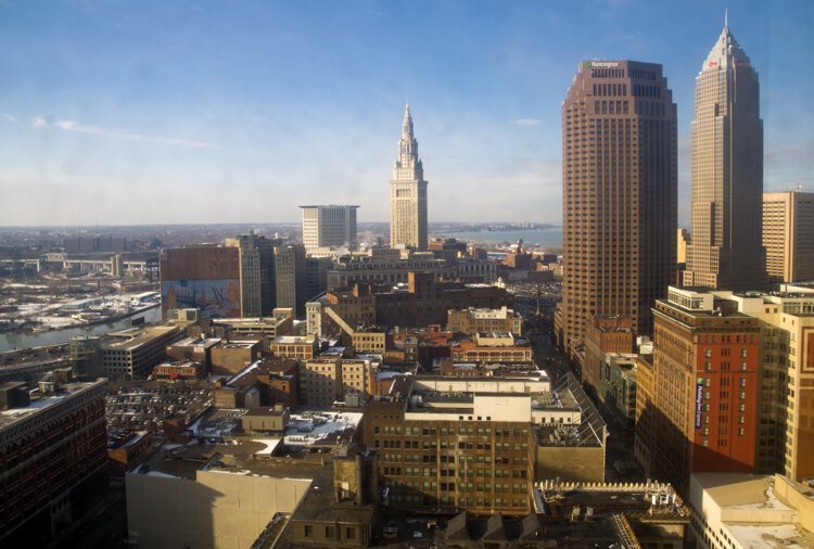 View from an apartment in the Metropolitan at the 9 in 2014.