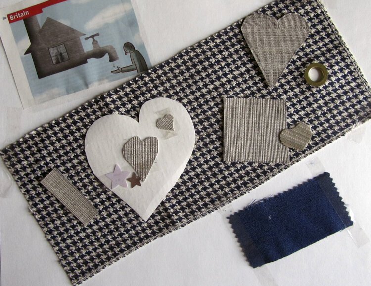 Paper collage and crochet help residents work out feelings.