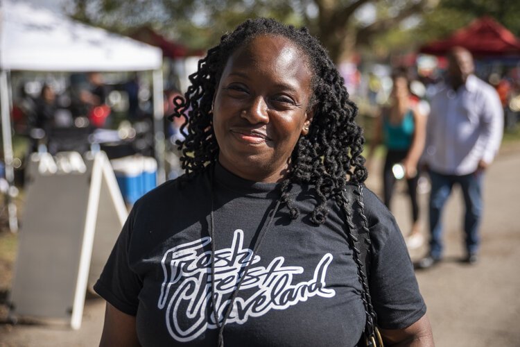 Kim Foreman, one of the Fresh Fest organizers and executive director for Environmental Health Watch