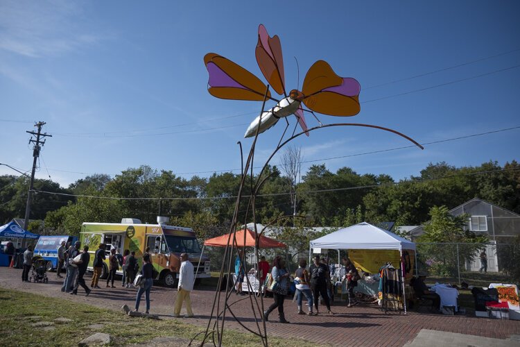 Art celebrating nature was everywhere at Fresh Fest.