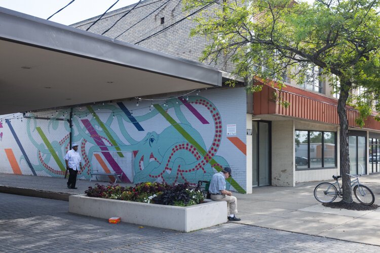 Art Alley, just east of East 222nd Street