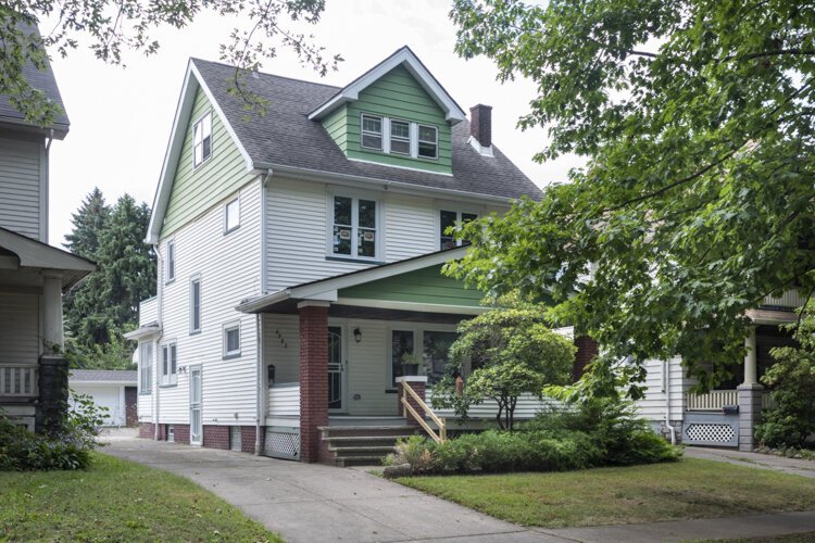 This fully rehabbed house at 6902 Indiana Ave. in Slavic Village is for sale for $89,900.