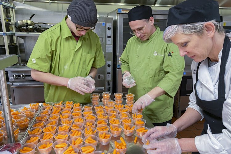 The Cleveland Heights-University Heights School District has been encouraging grab-and-go meals.