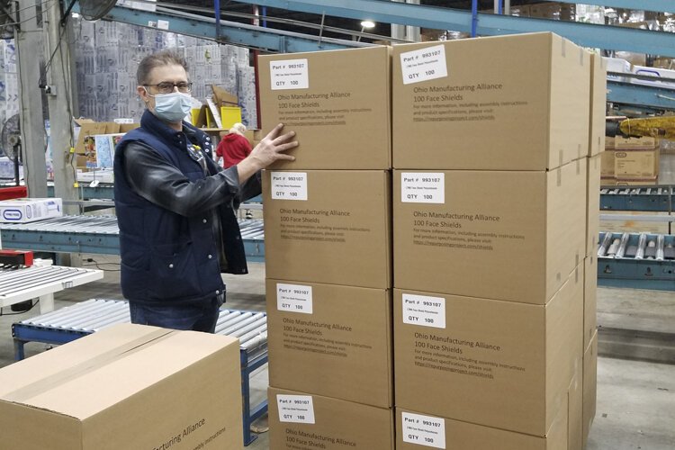 Face shields will be shipped from Hudson-based Little Tikes—a manufacturer that normally builds plastic toys.