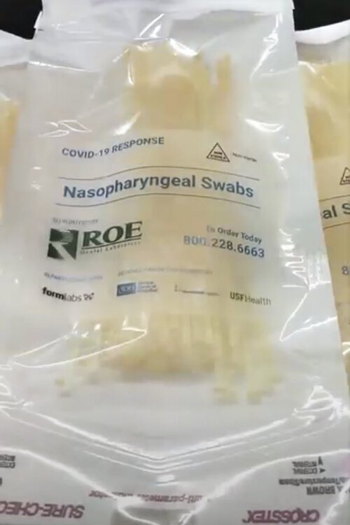 <span class="content-image-text">ROE Dental Laboratory in Independence is 3D printing nasal swabs for testing the coronavirus.</span>