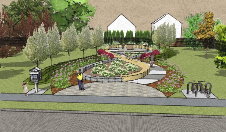 Rendering of Garden of 11 Angels
